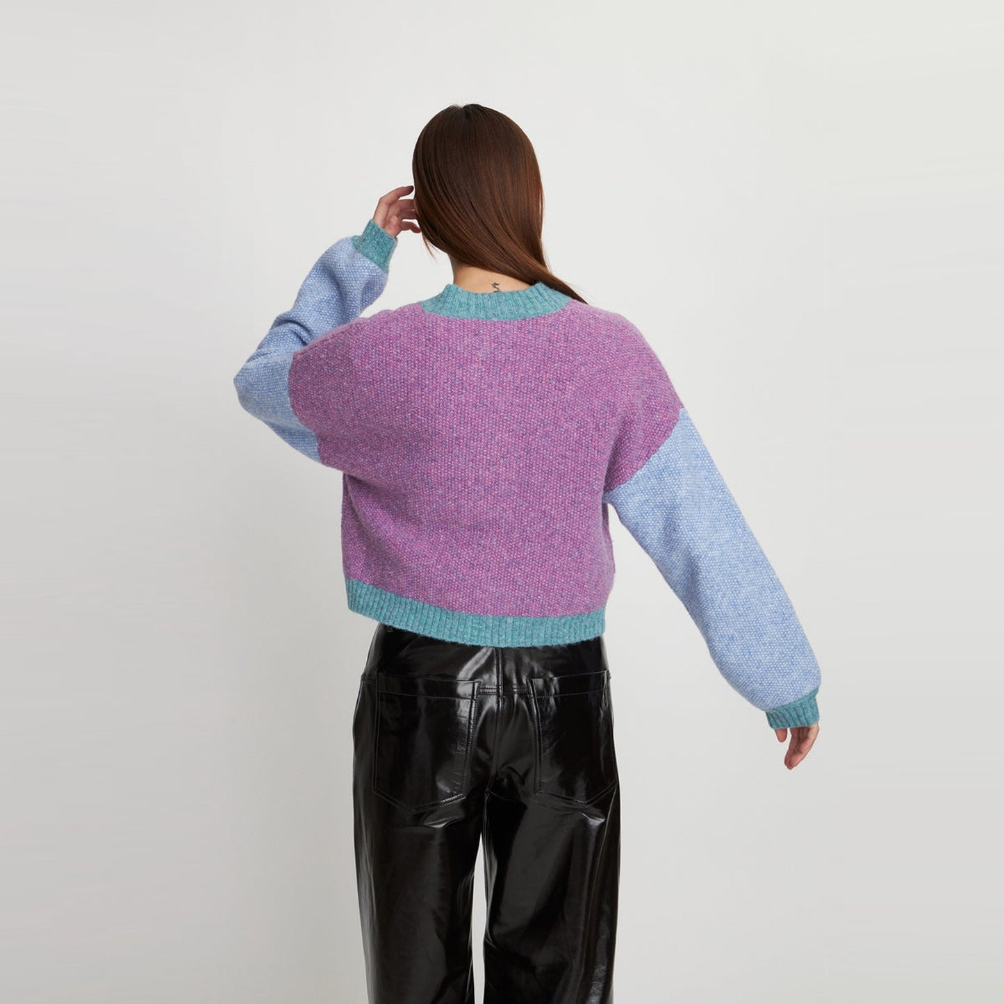 - Colour mixed Cardigan - Multi