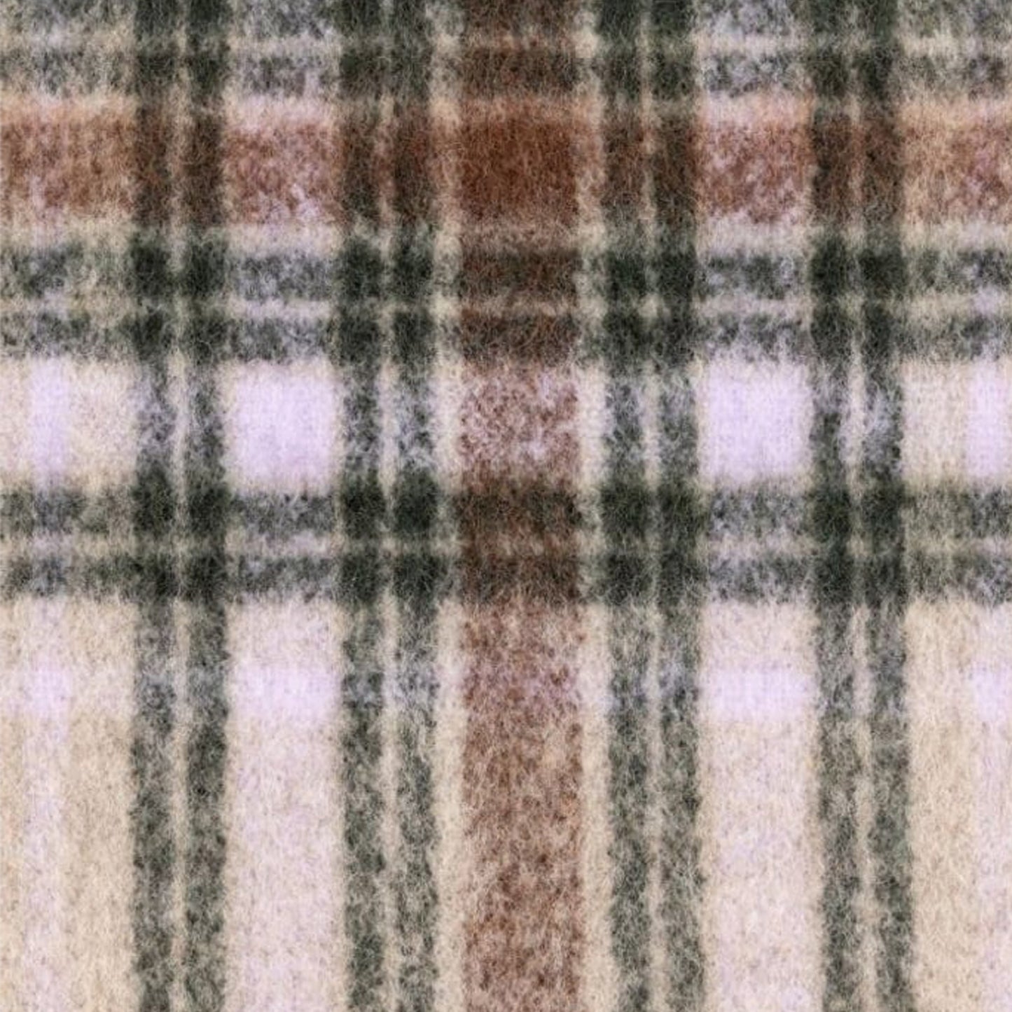 - Checker Scarf - Brown