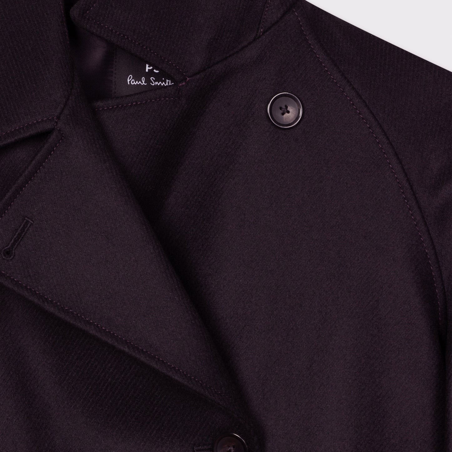 - Wool Mix Jacket - Purple