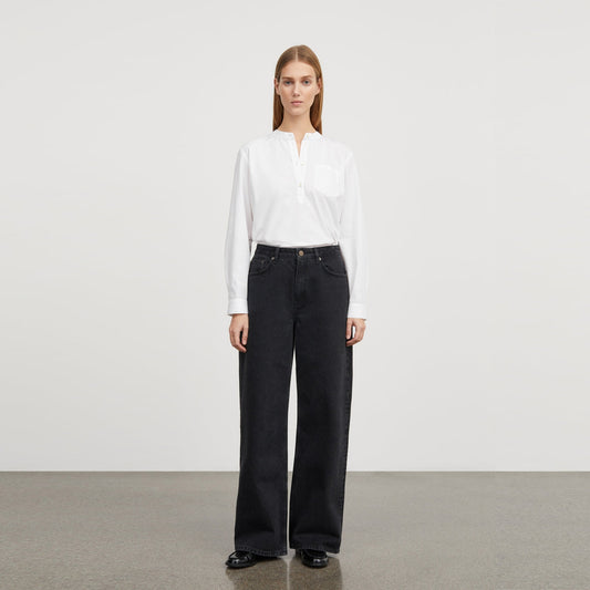 - Willow Wide Leg Jeans - Vintage Black