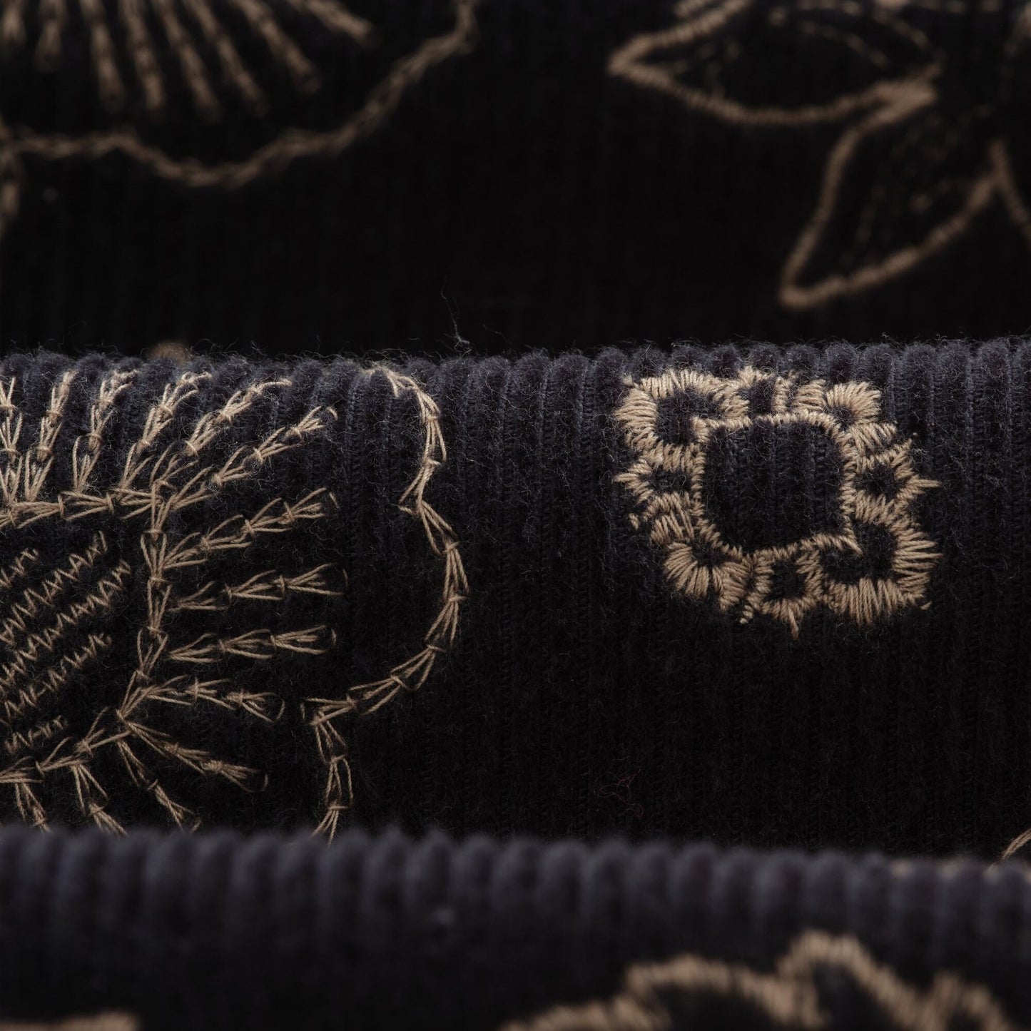 - Park Floral Cord Jacket - Midnight