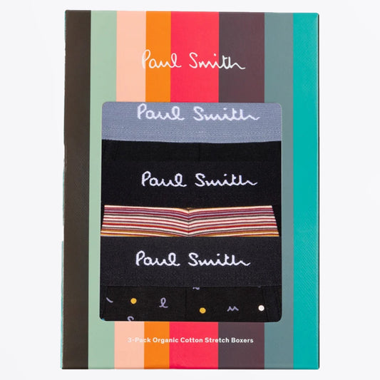 - Mixed Signature Stripe 3 Pack - Black