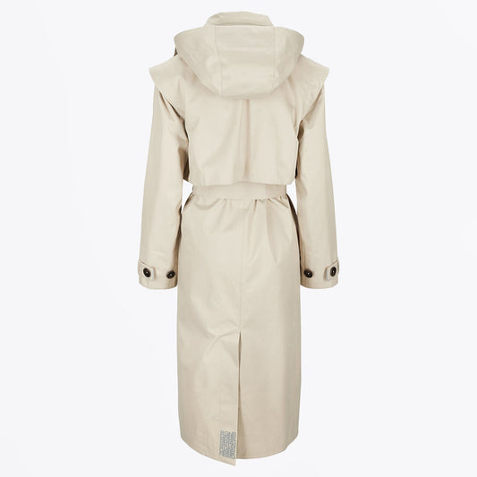 - Regndrape Trench Coat - Sand