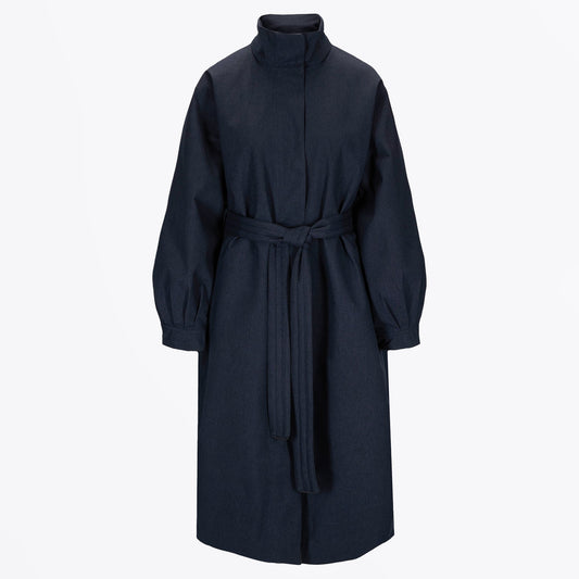 - Rossby Maxi Coat - Dark Navy