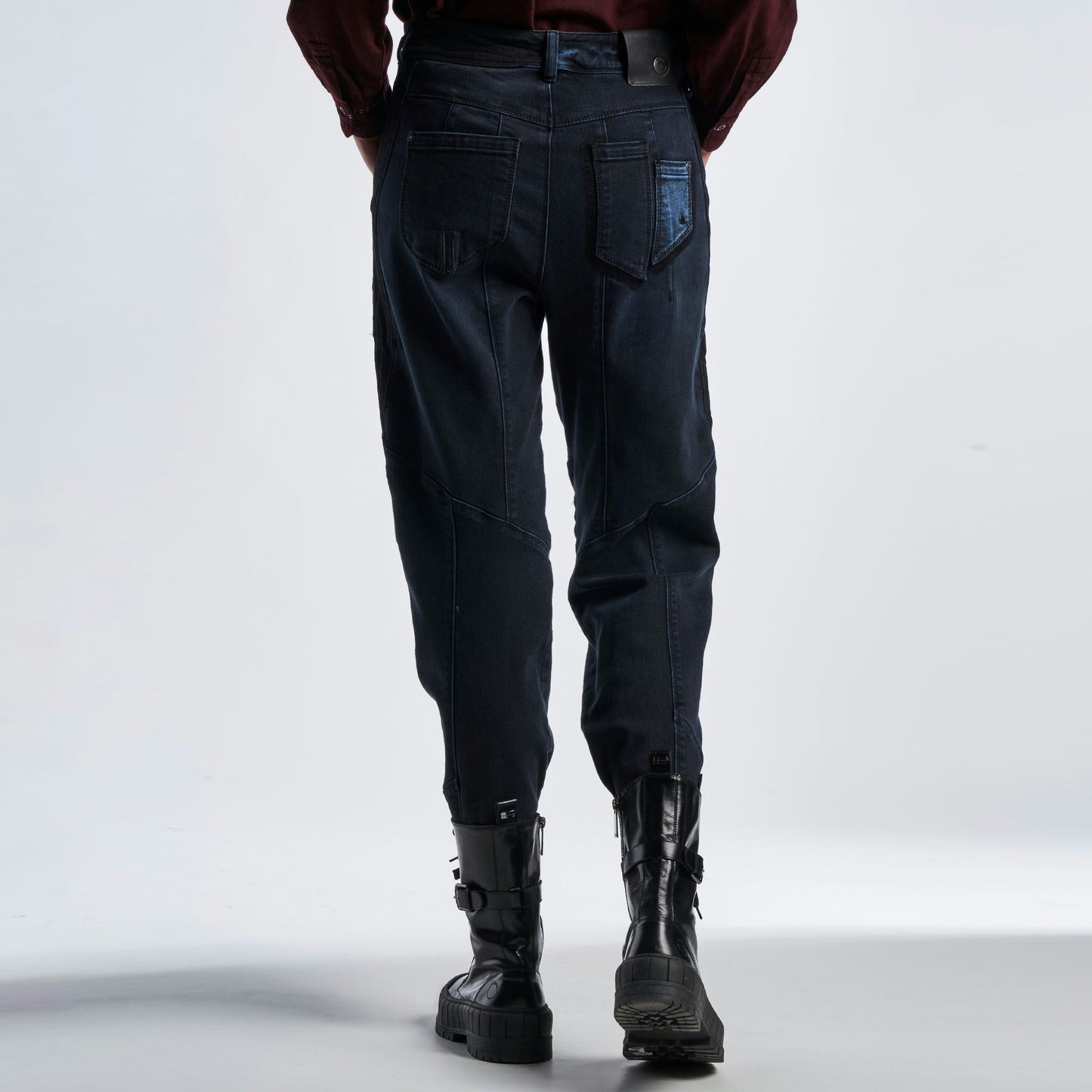 - Pulsate Jeans - Shaded Navy Denim