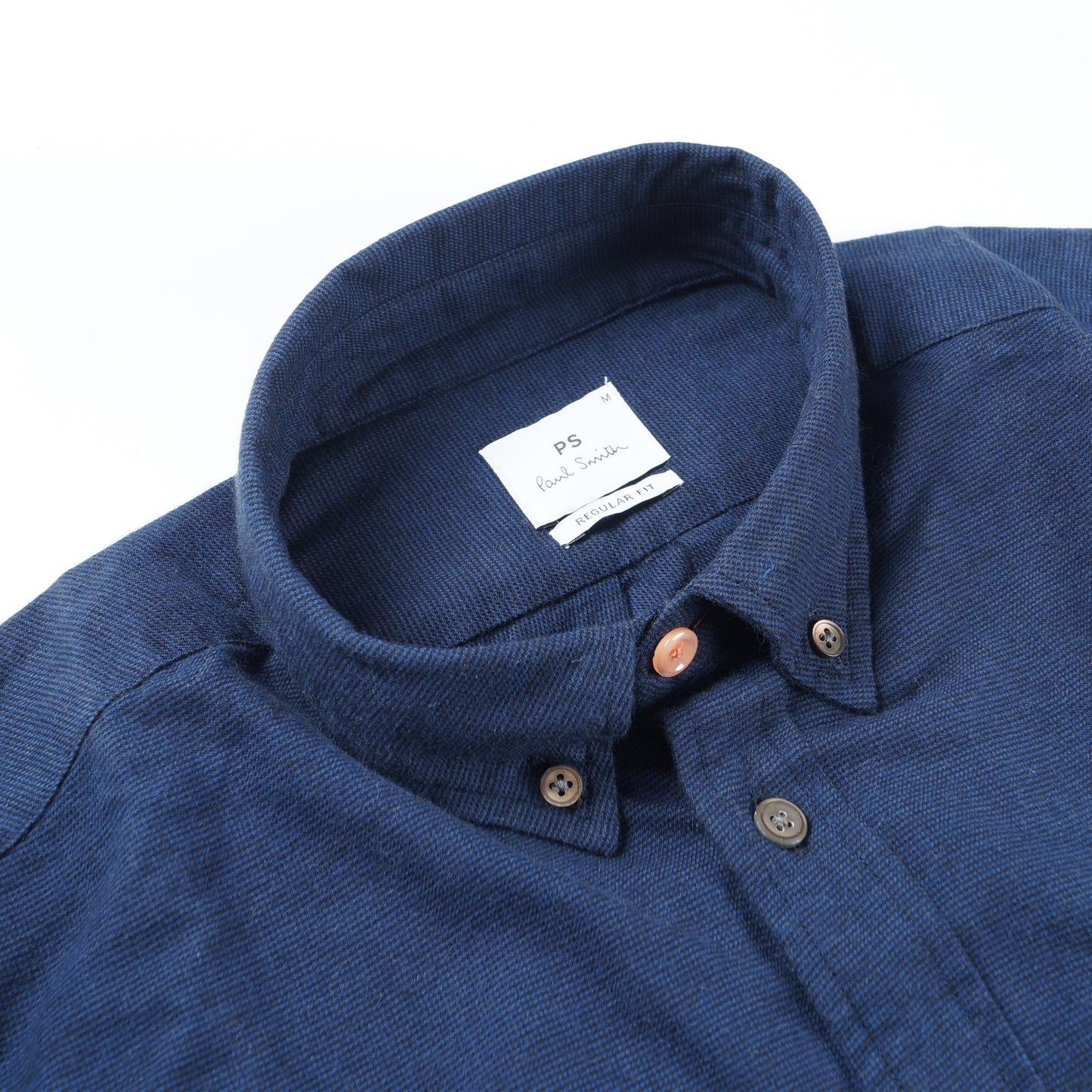 - Small Check Brush Flannel - Dark Navy