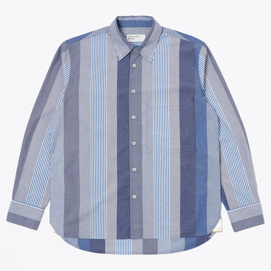 - Square Pocket Shirt - Multi Stripe