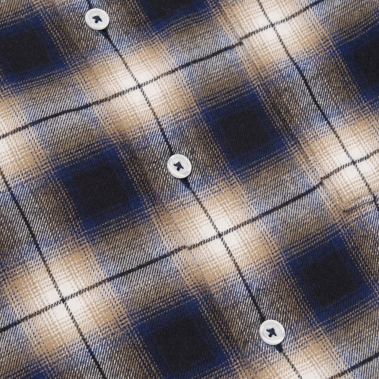 - Square Pocket Wyoming Shirt -Navy