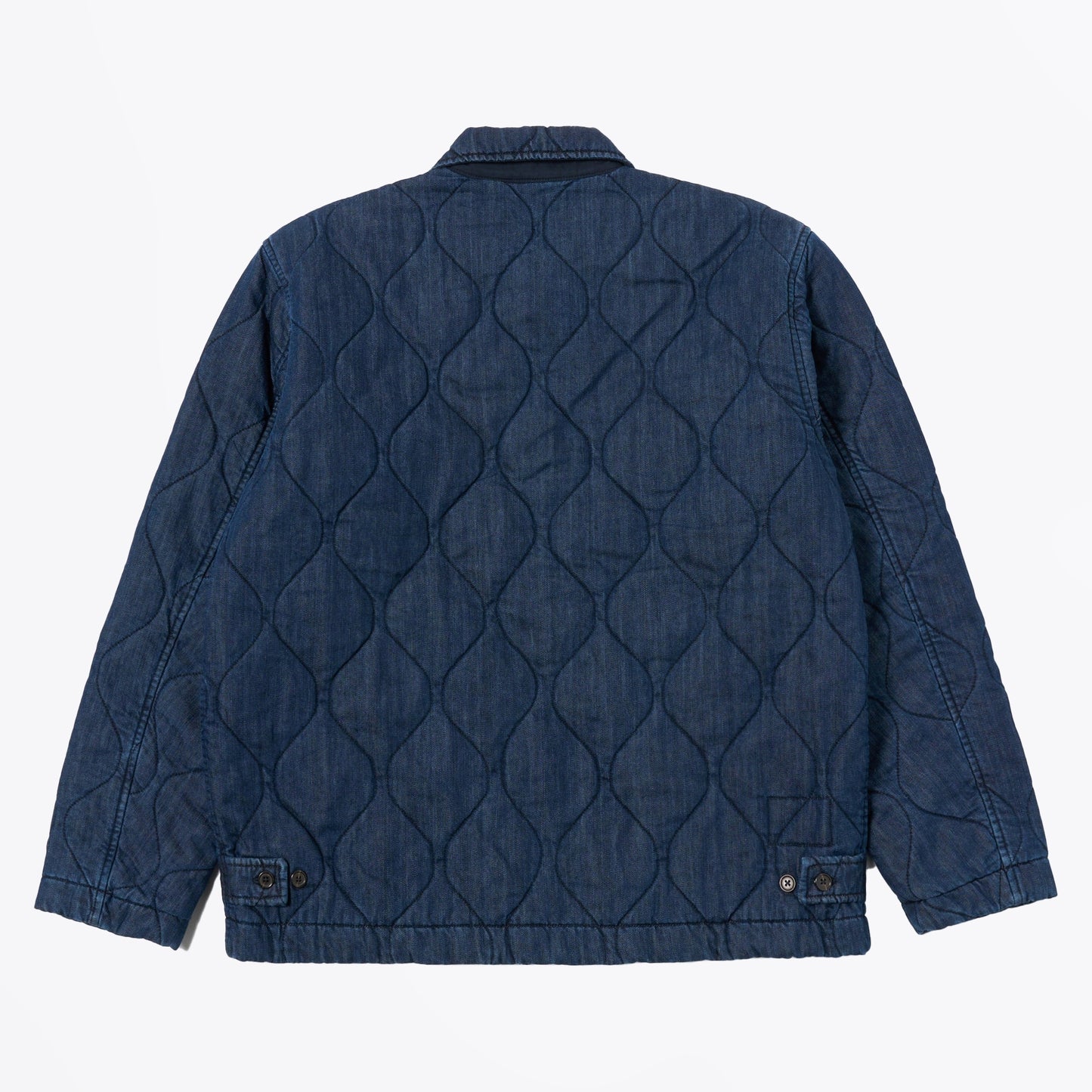 - Gower Quilt Denim Jacket - Indigo