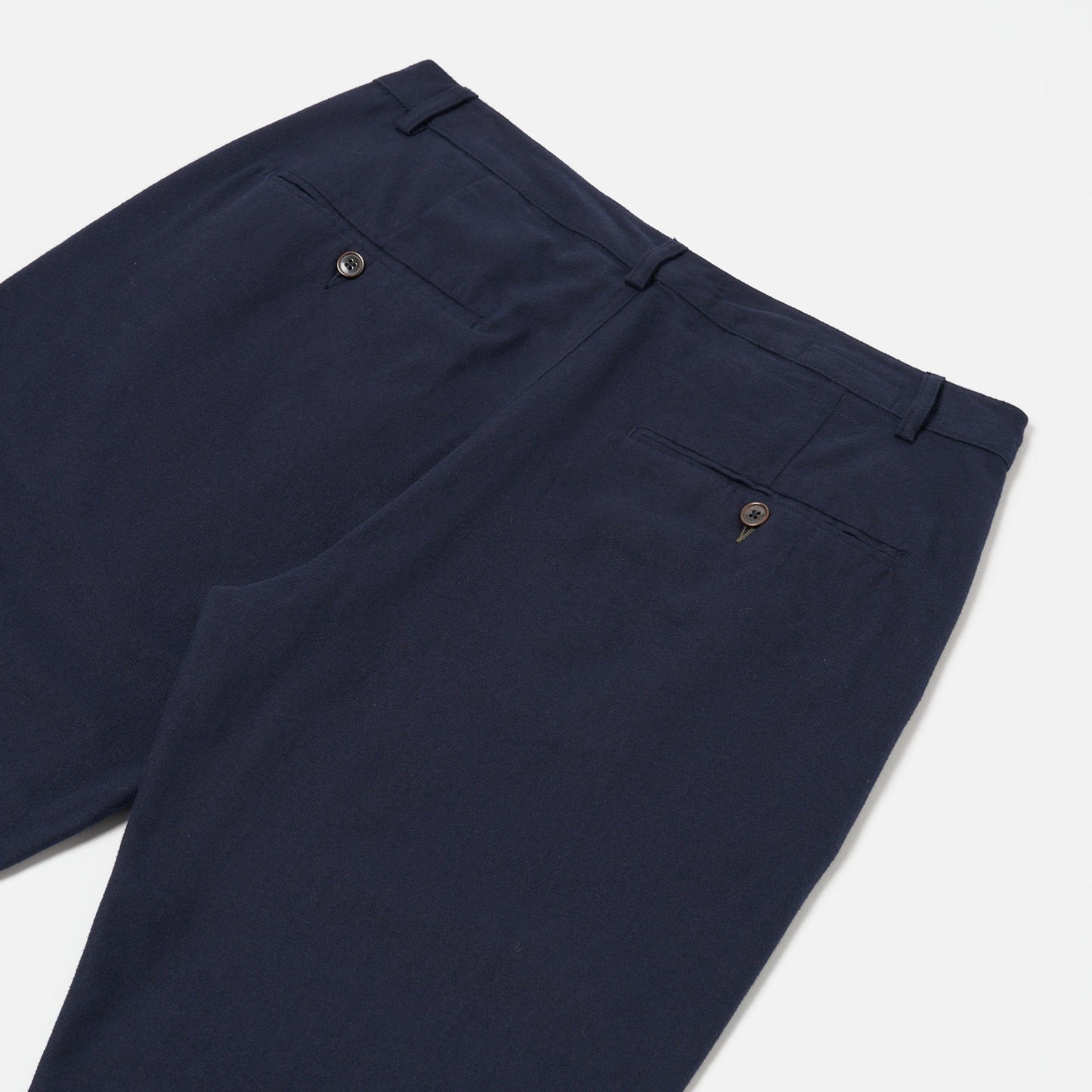 Military Brushed Moleskin Chino - Navy