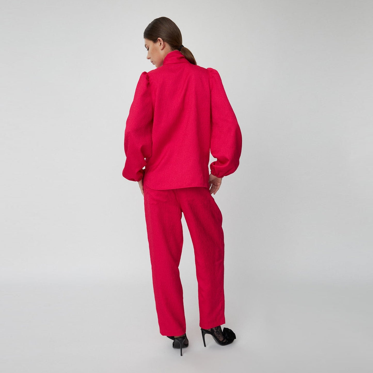 - Bow Tie Shirt - Wild Cherry