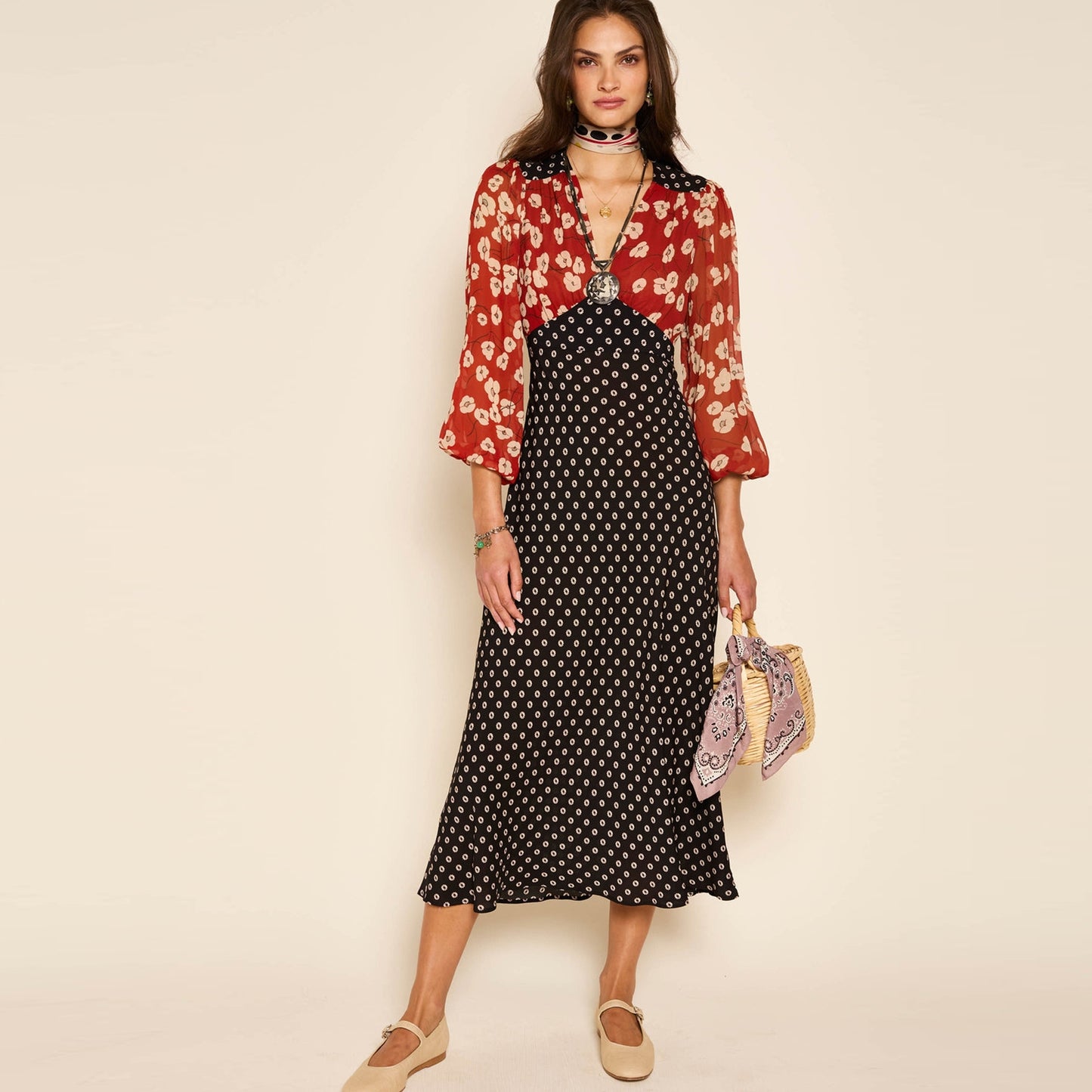 - Kaila Dress - Shibori Black