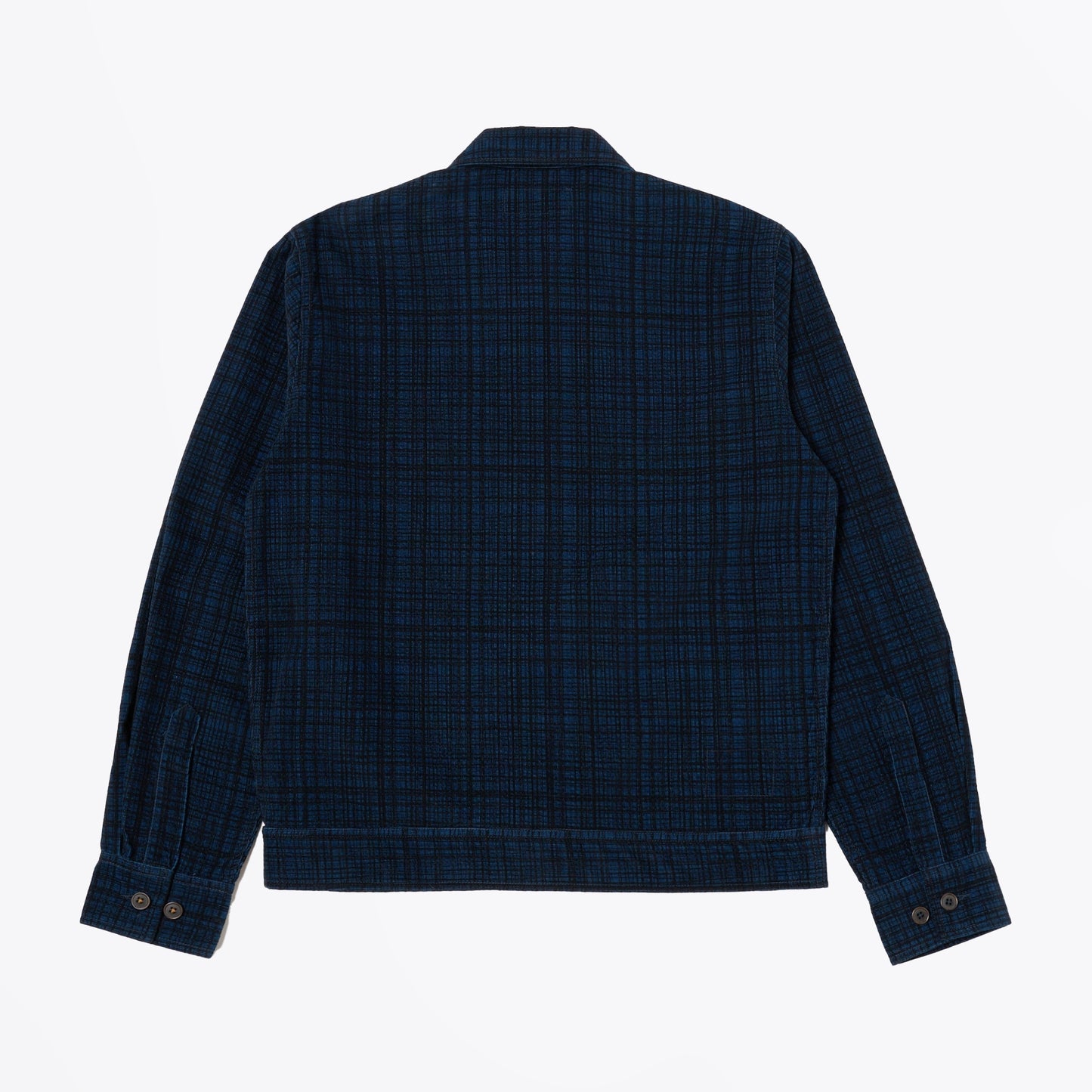 - Uniform Cord Seersucker Jacket - Navy Check