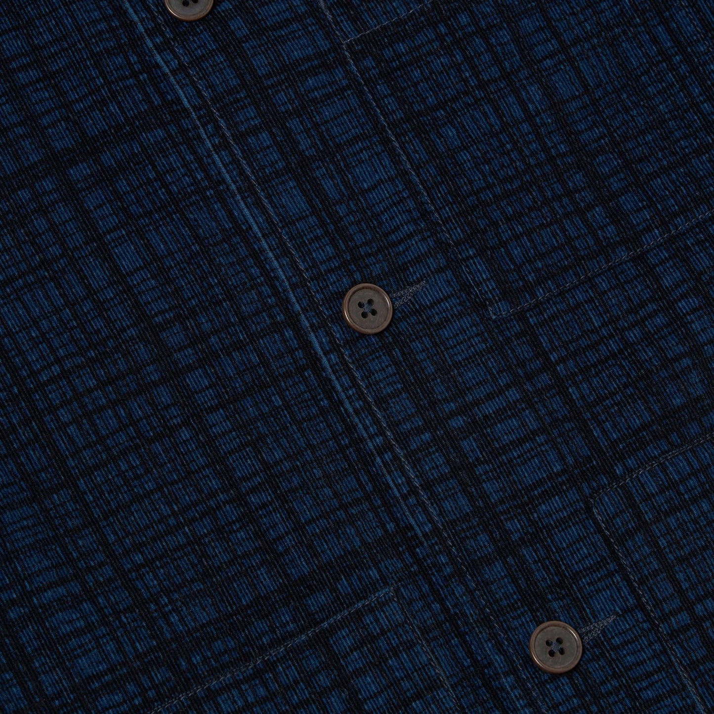 - Uniform Cord Seersucker Jacket - Navy Check