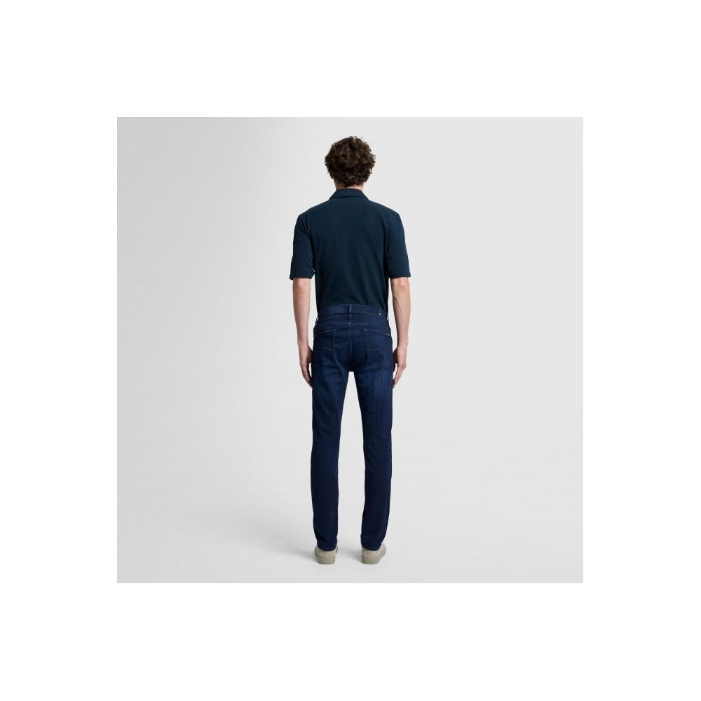 - Slimmy Luxe Performance Plus Jeans - Deep Blue