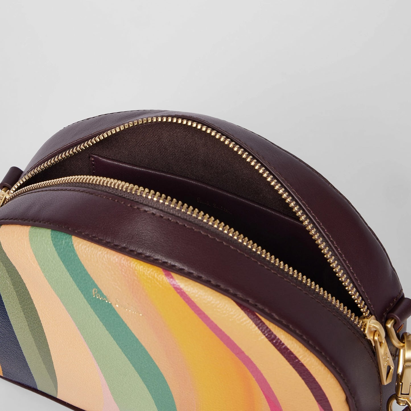 - Leather Swirl Camera Bag