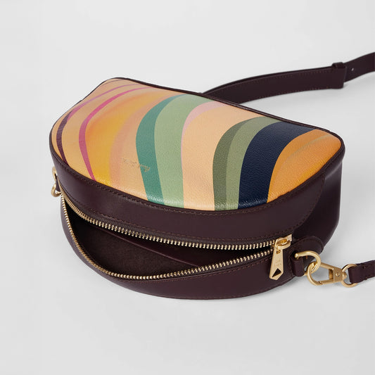 - Leather Swirl Camera Bag