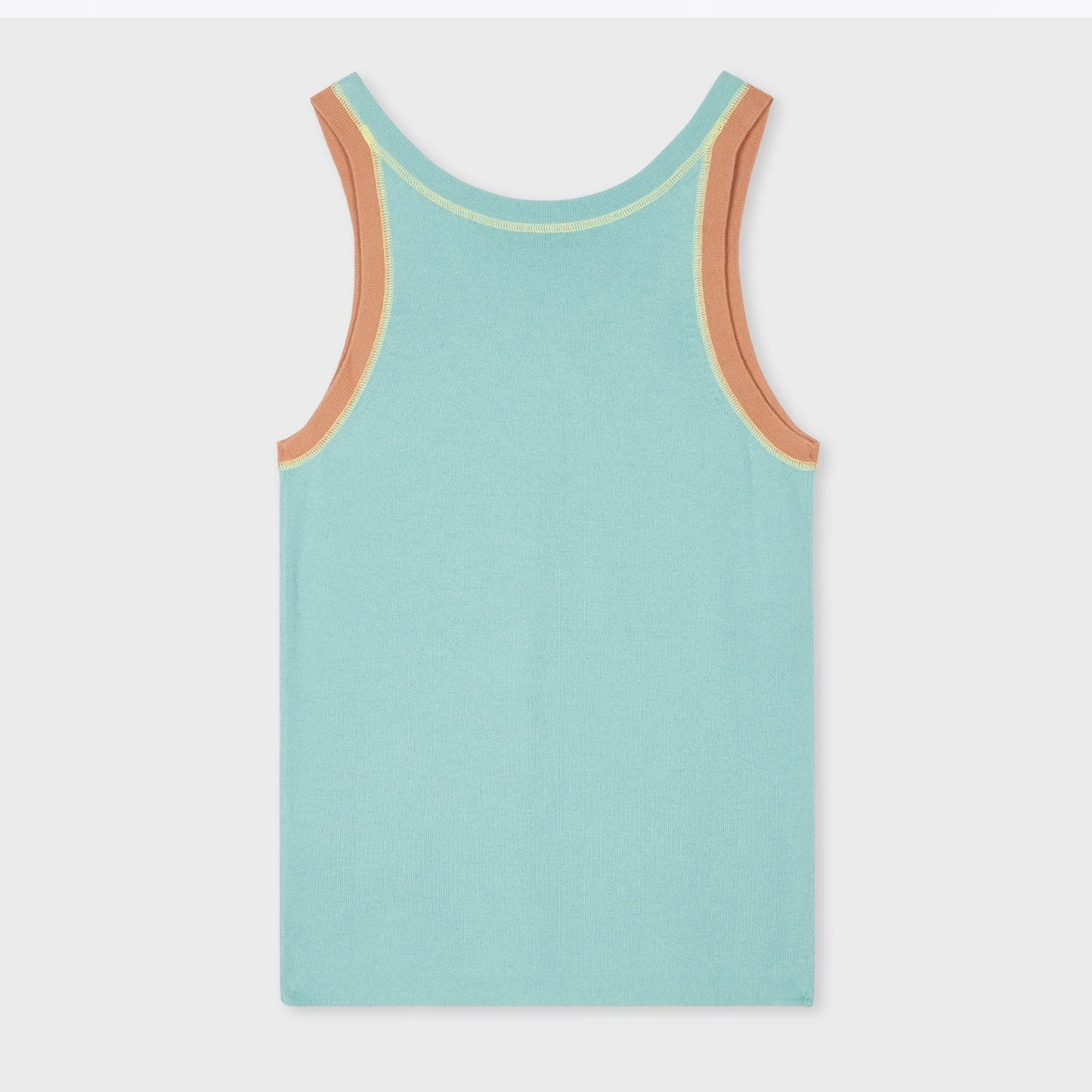 - Knitted Vest - Blue