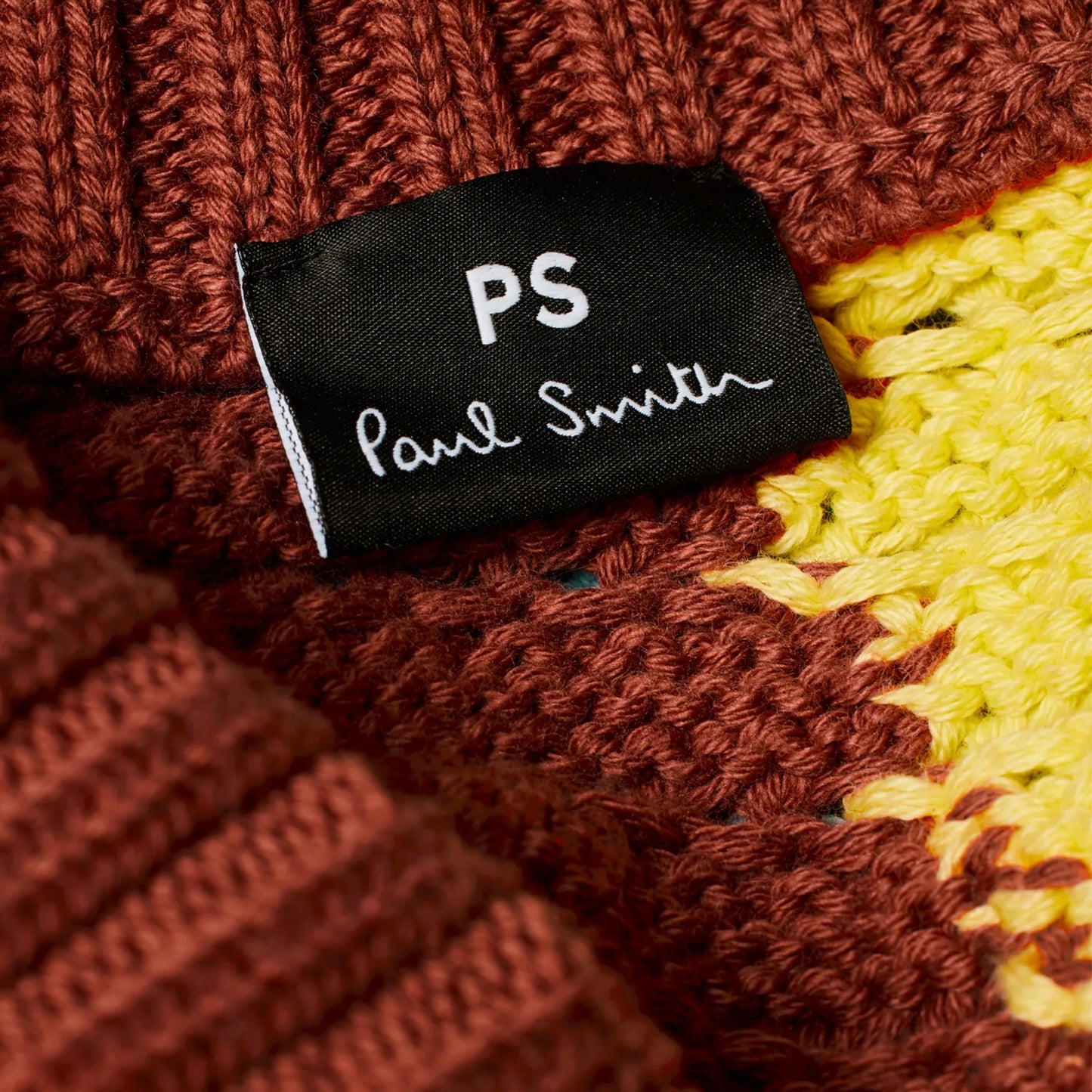 - Cotton Gradient Wave Intarsia Knitted Cardigan