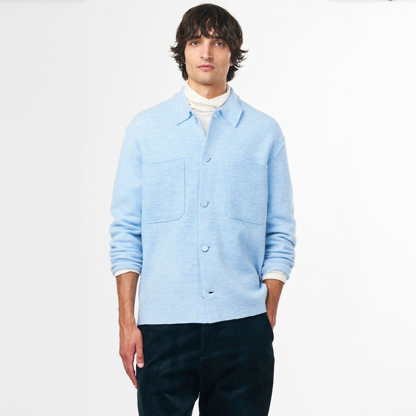 - Jonas Overshirt - Powder Blue