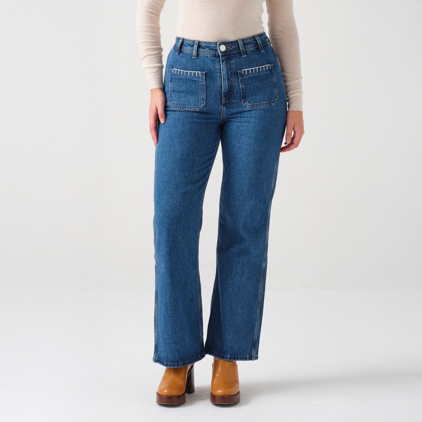 - Mabel Jean Patched Pocket - Vintage Americana