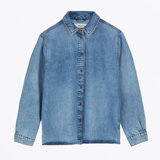 - Millington Shirt - Worn Mid Blue