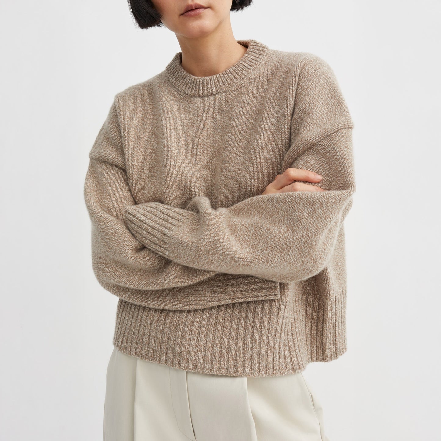 - Campa Jumper - Light Brown Mouline