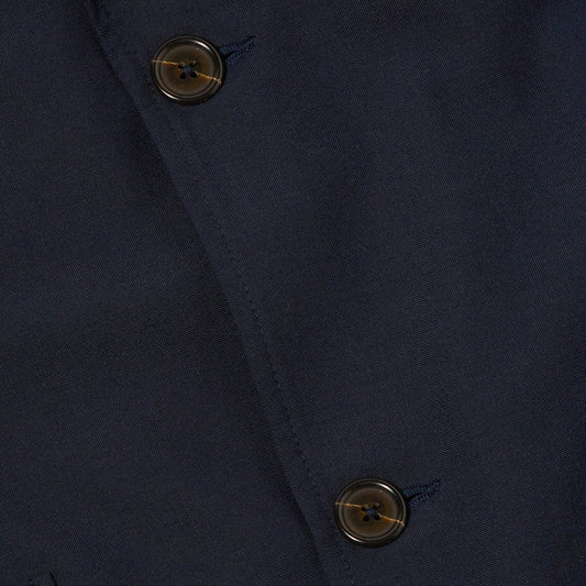 - Two Button Jacket in Navy Tropical Suiting