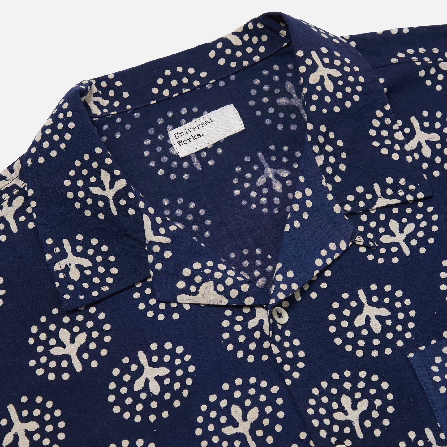 - Road Shirt In Navy Magic Circle Print