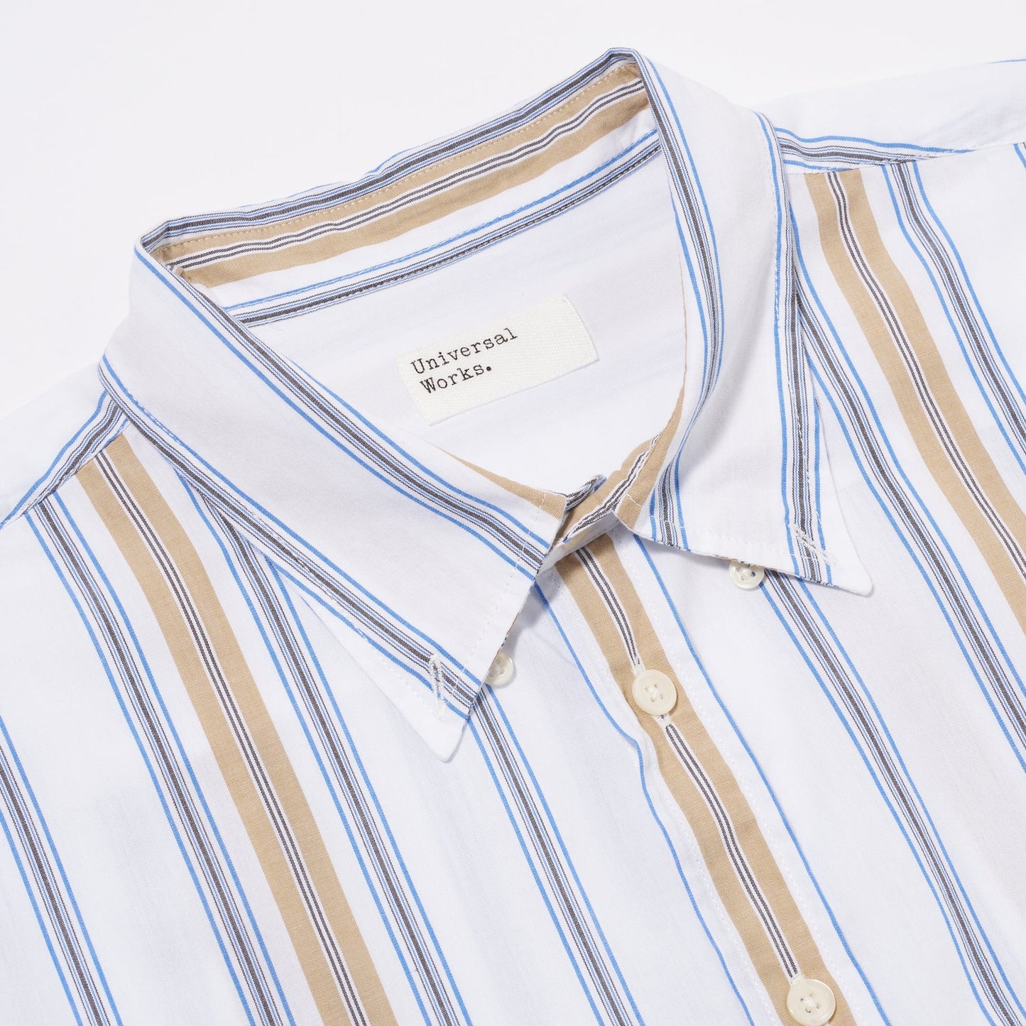 - Lazy Day Shirt in Blue/Sand Pop Stripe Three