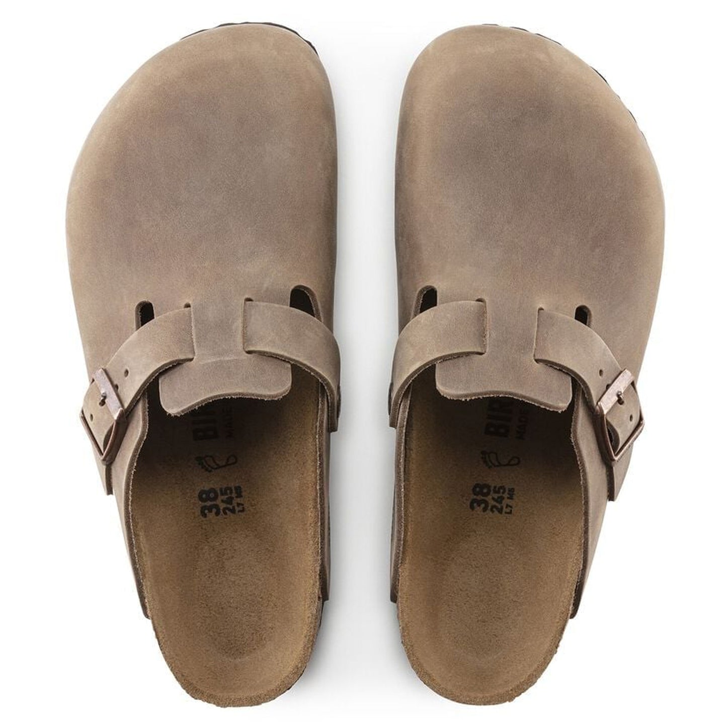 - Boston Natural Oiled Leather - Tobacco Brown