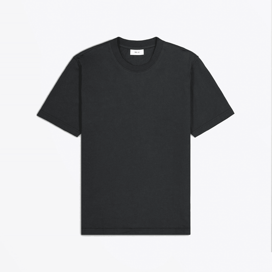 - Adam Casual Pima Cotton Tee - Black