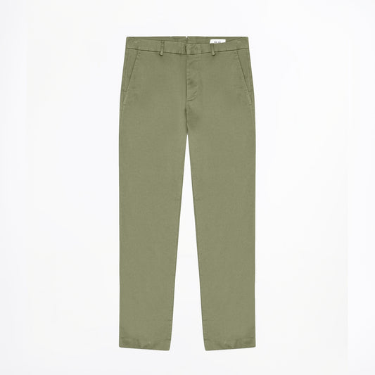 - Theo Classic Slim Fit Trousers - Capers