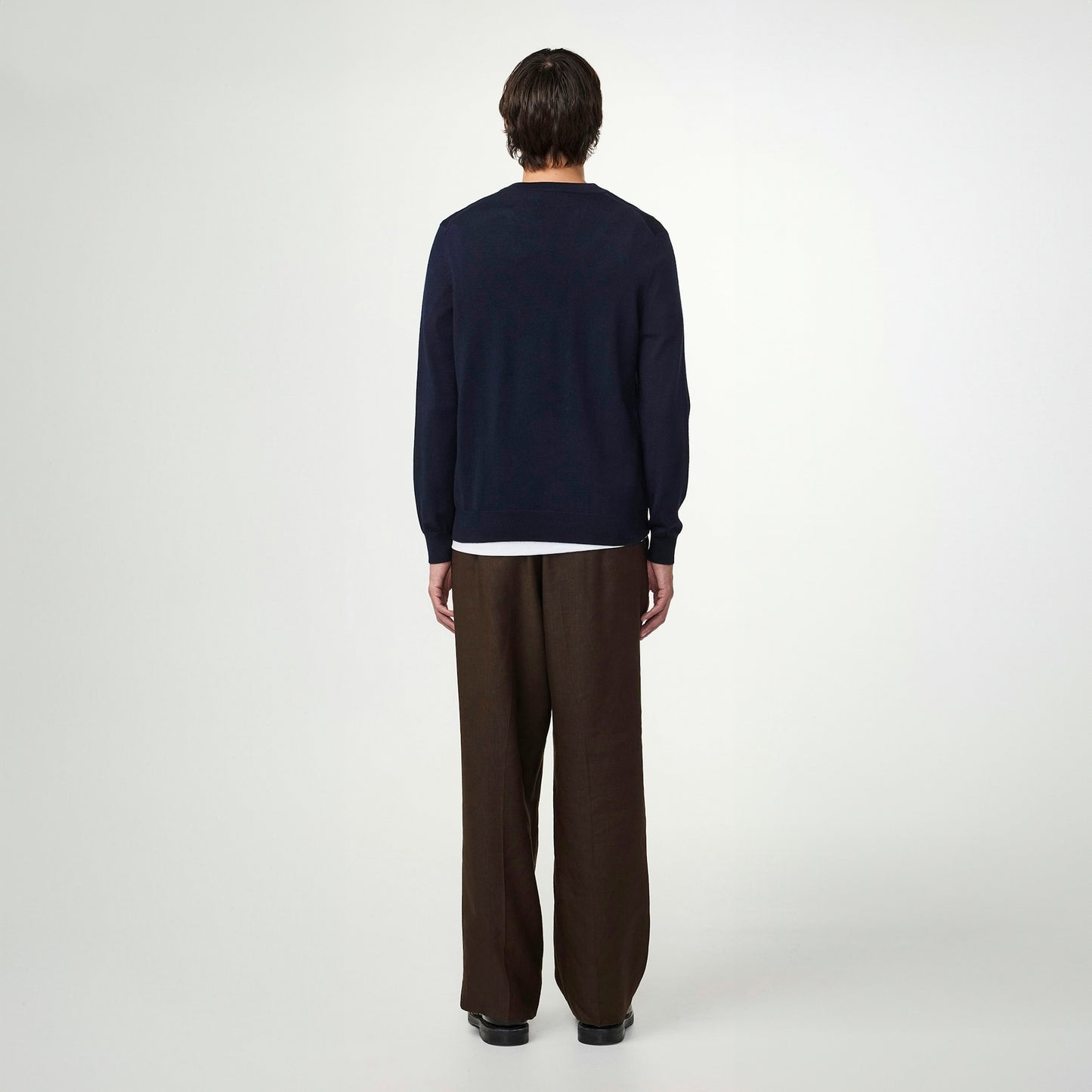 - Ted Lightweight Sweater - Navy Blue