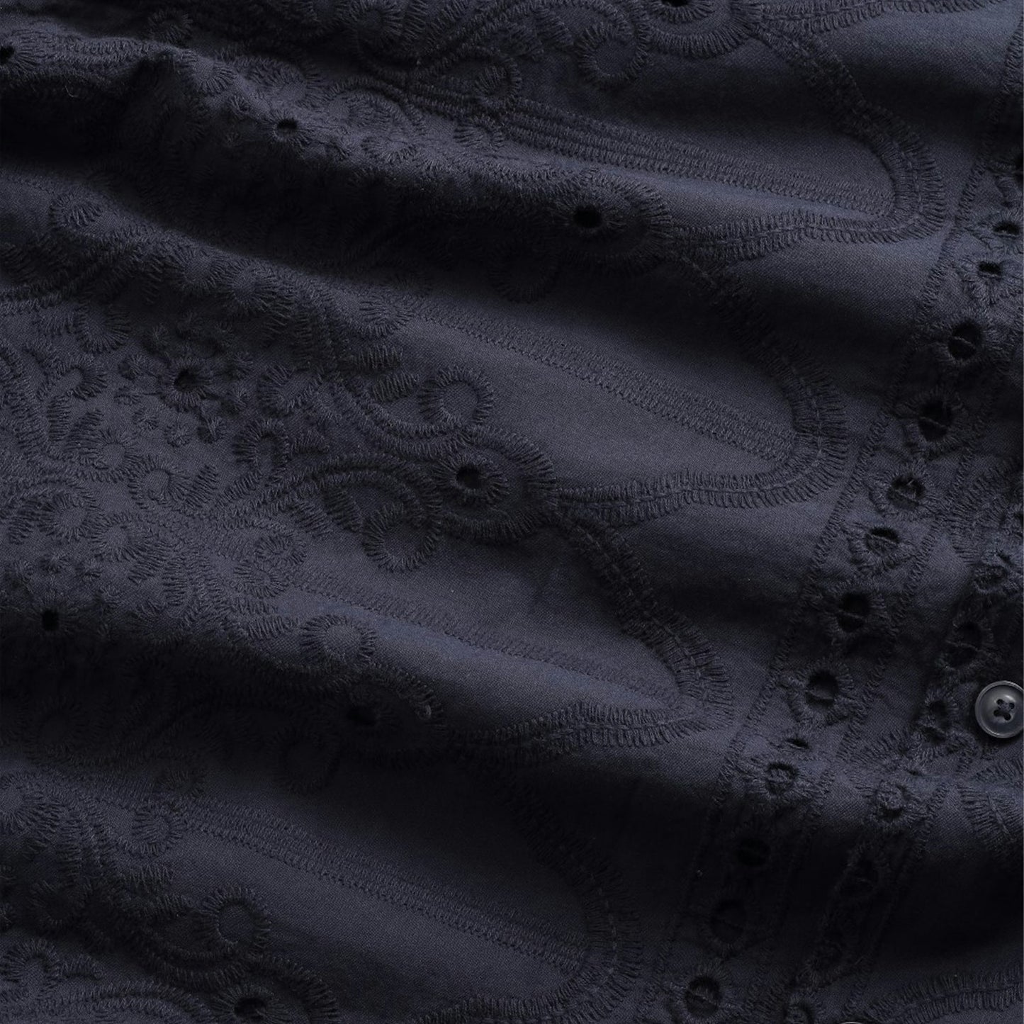 - Julio Embroidery Shirt - Navy Blue