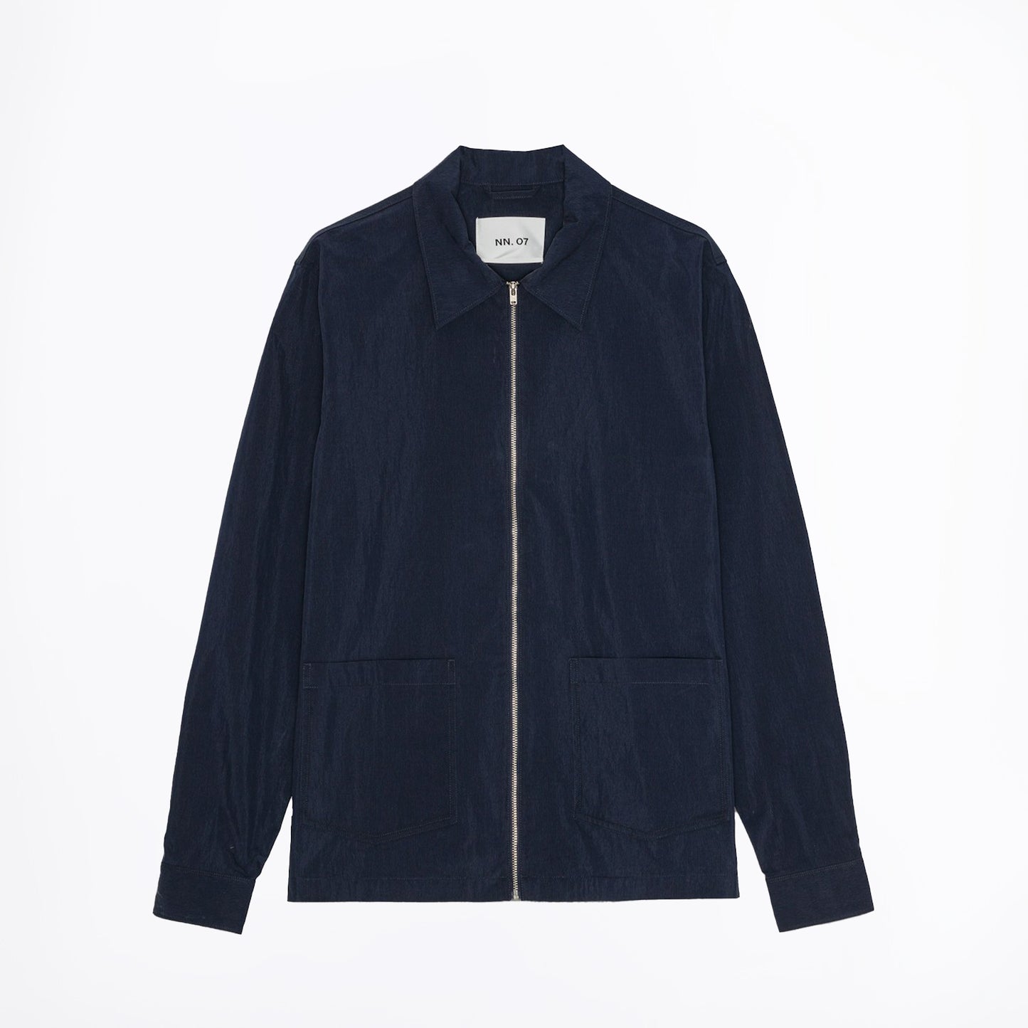 - Virgil Poplin Hybrid Jacket - Navy Blue