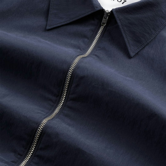 - Virgil Poplin Hybrid Jacket - Navy Blue