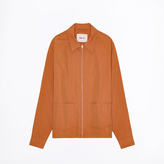 - Virgil Poplin Hybrid Jacket - Carmel