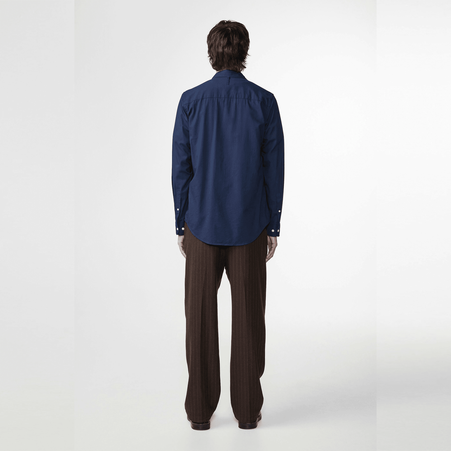 - Arne Button Down Shirt - Navy Blue