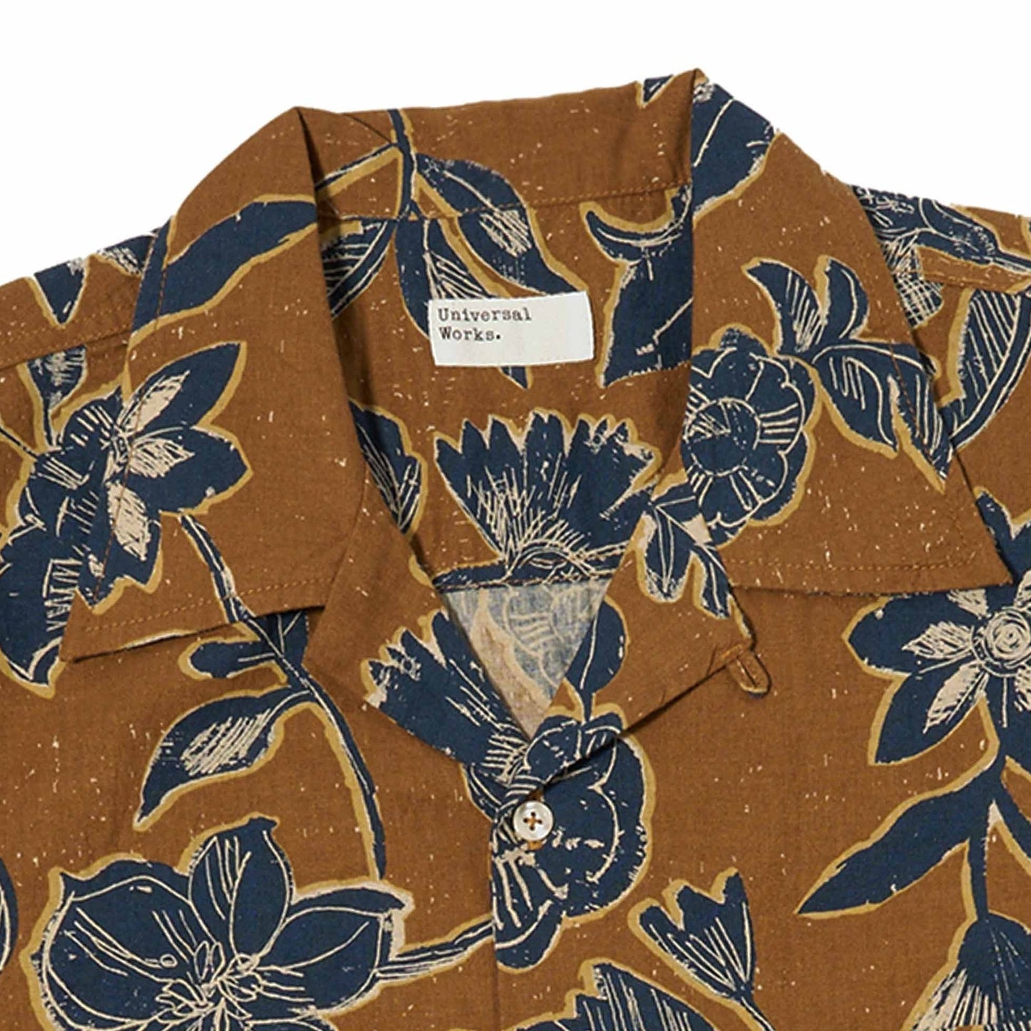 - Camp Shirt - Nippon Flower - Gold