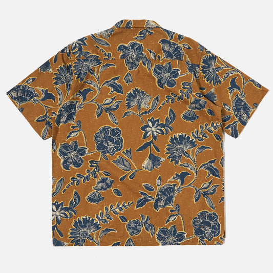 - Camp Shirt - Nippon Flower - Gold
