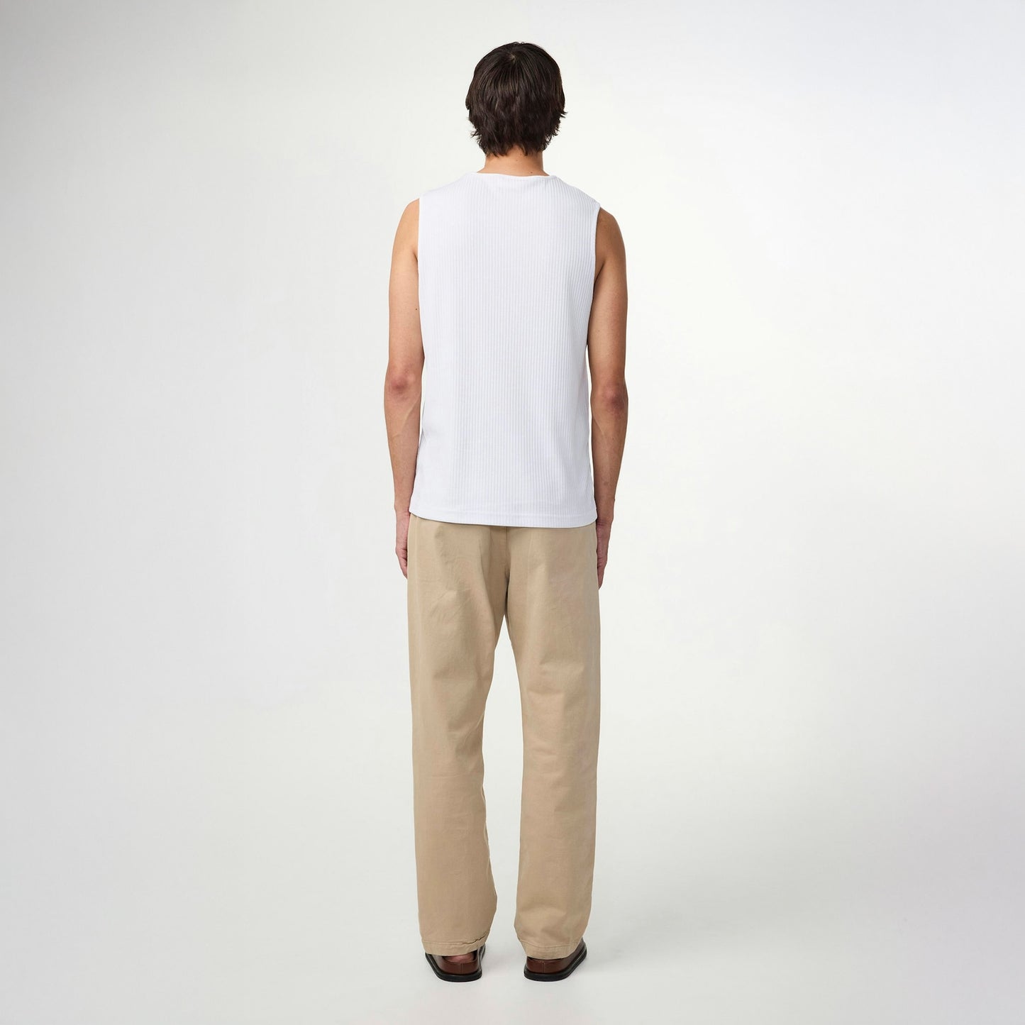 - Ferris Rib Vest - White