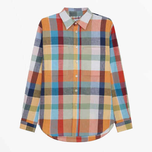 - Casual Fit Long Sleeve Shirt - Multi