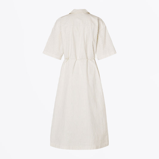 - Workwear Midi Dress - Mimosa Stripe