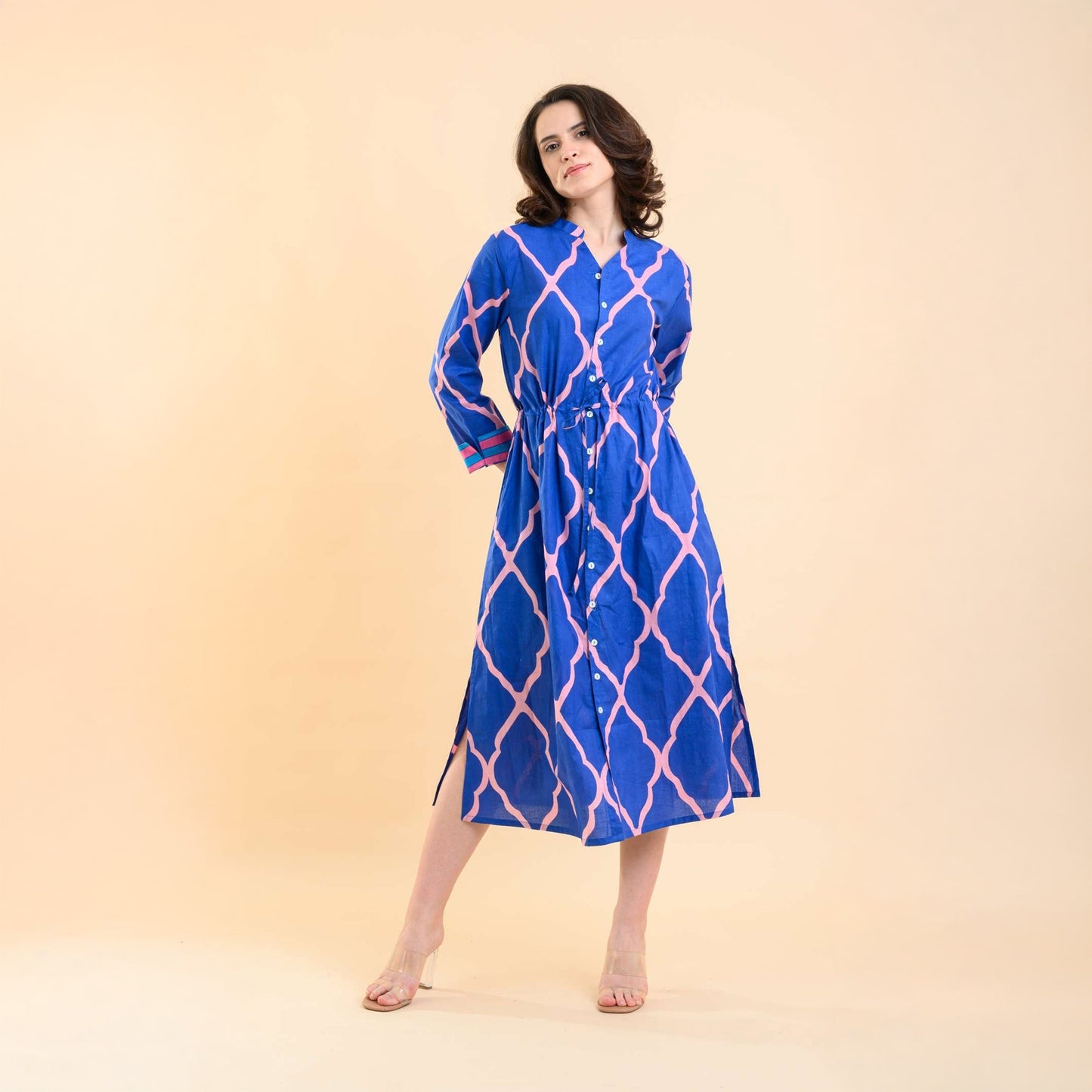 - Clara Dress - Odyssey Blue Pink