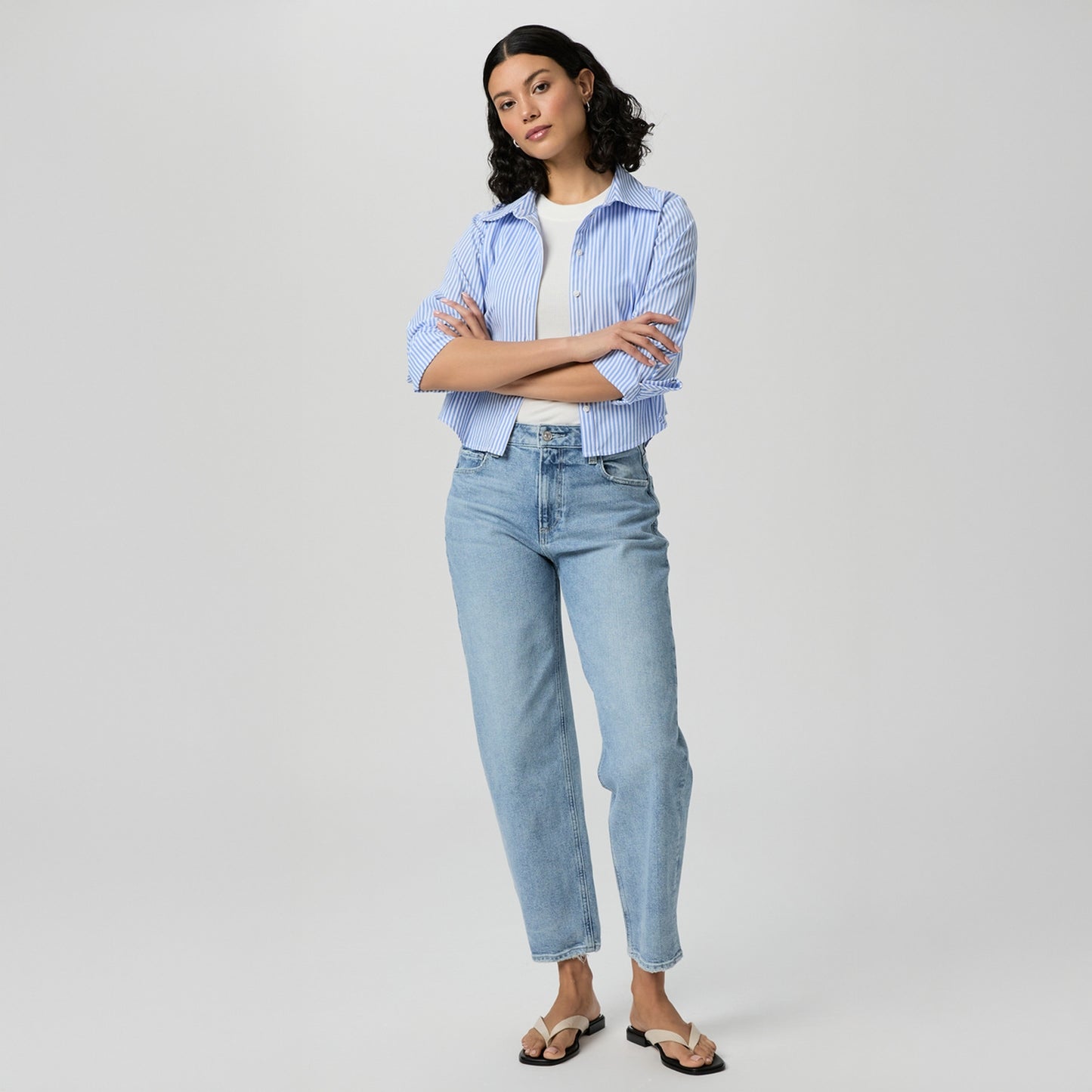 - Alexis Barrel Leg Jeans - Verse