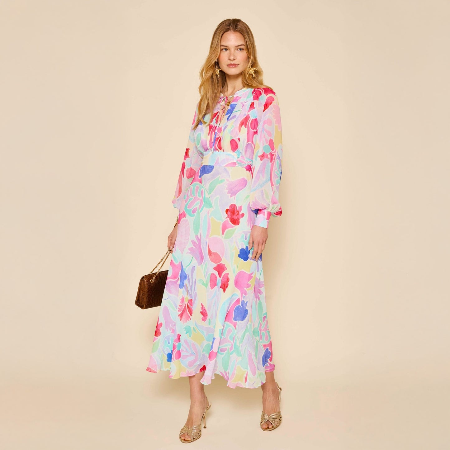 - Aero Dress - Abstract Tulio Ivory