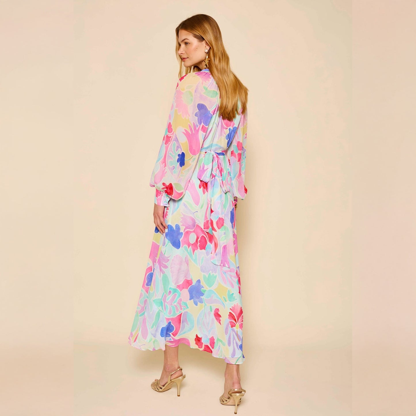 - Aero Dress - Abstract Tulio Ivory