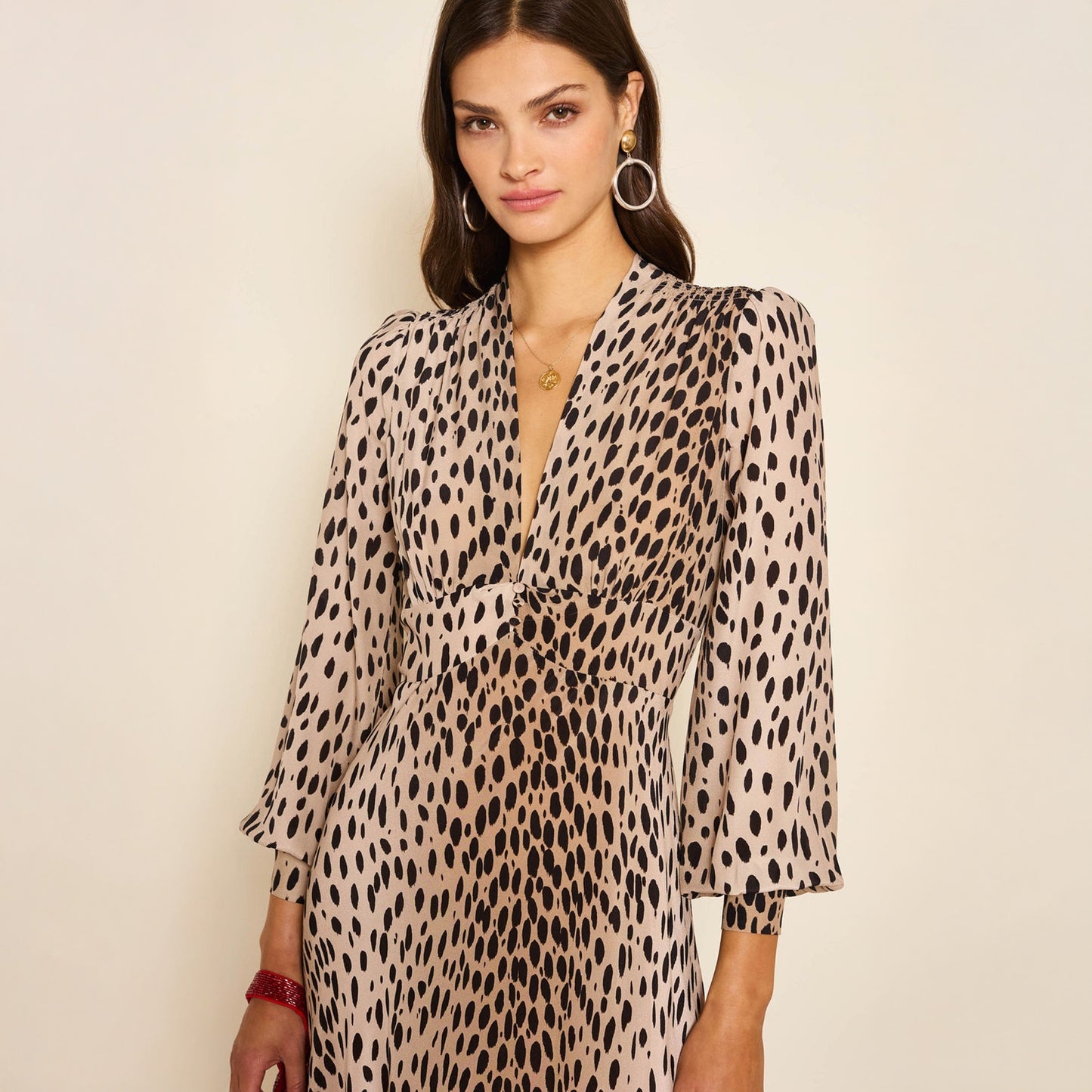 - Emory Dress - Antelope Black Spot