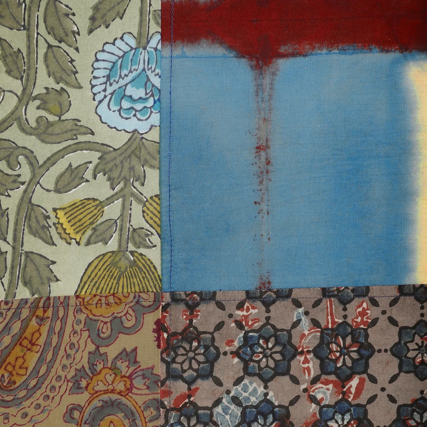 - Ronen Patchwork Short Sleeve Shirt